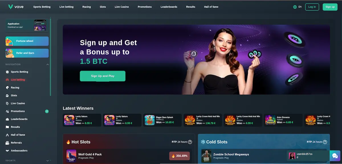 VAVE casino review